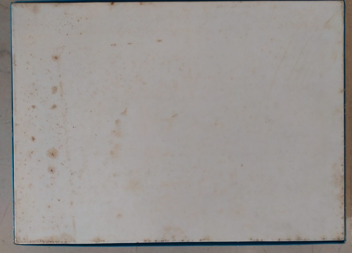 Image of the puzzle 2000, MB, Bombardment of Algiers, by George Chambers, Sealed Bag, Picture of the back