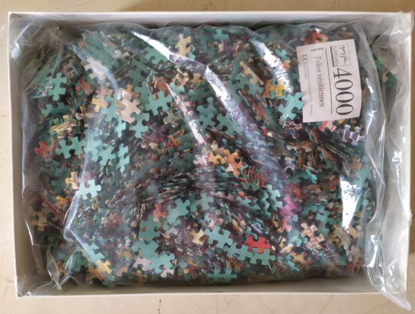 Image of the puzzle 4000, Nathan, Venetian Follies, Gabor Szittya, Sealed Bag, Picture of the bag