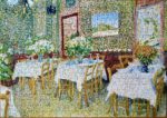 Image of the puzzle 504, Hoogovens, Interior of a Restaurant, by Vincent van Gogh, Complete, Picture of the puzzle