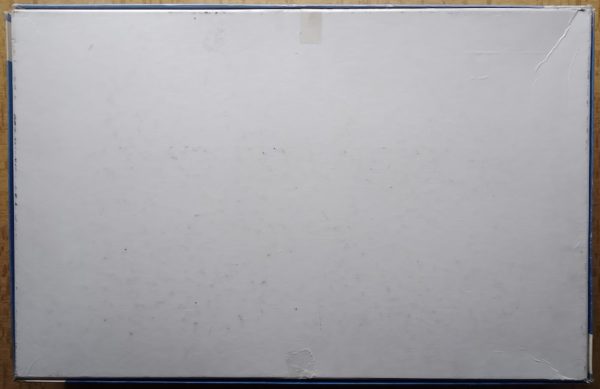 Image of the puzzle 6000, Schmidt, Mask in Blue, by Joy Caros, Sealed Bag, Picture of the back