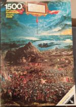 Image of the puzzle 1500, Ravensburger, The Battle of Alexander, by Albrchet Altdorfer, Sealed Bag, Picture of the box