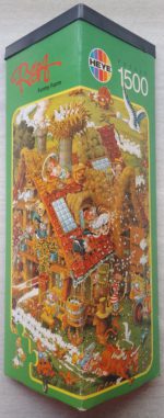 Image of the puzzle 1500, Heye, Funny Farm, Michael Ryba, Sealed Bag, Picture of the box