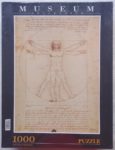 Image of the puzzle 1000, Clementoni, Vitruvian Man, by Leonardo da Vinci, Factory Sealed, Picture of the box