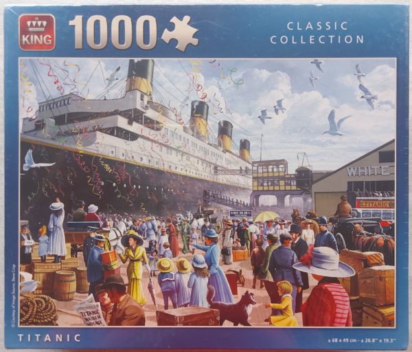 Image of the puzzle 1000, King, Titanic, Steve Crisp, Picture of the box