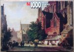 Image of the puzzle 1000, Jumbo, Cathedral of Saint Bavo, Haarlem, Netherlands, by Cornelis Springer, Complete, Picture of the box