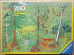 Image of the puzzle 280, Ravensburger, Life in the Forest, by Hermine Schäfer, Complete, Picture of the box