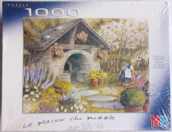Image of the puzzle 1000, MB, Le Four à Pain, by Madame Terra Vecchia, Factory Sealed, Picture of the box