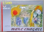 Image of the puzzle 1500, Ricordi, The Lovers of Vence, by Marc Chagall, Factory Sealed, Picture of the box