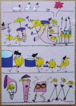 Image of the puzzle 1000, Druon, La Fanfare des Shadoks, by Jacques Rouxel, Complete, Picture of the puzzle