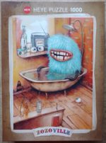 Image of the puzzle 1000, Heye, Bathtub, Mateo Dineen, Complete, Picture of the box