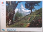 Image of the puzzle 5000, MB, The Matterhorn, Factory Sealed, Picture of the box