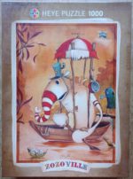 Image of the puzzle 1000, Heye, Rowboat, by Johan Potma, Picture of the box