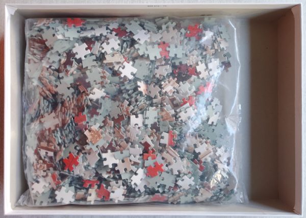 Image of the puzzle 1500, Nathan, Ferrari 375 Plus - 1954, by François Bruère, Sealed Bag, Picture of the bag