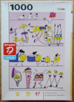 Image of the puzzle 1000, Druon, La Fanfare des Shadoks, by Jacques Rouxel, Complete, Picture of the box