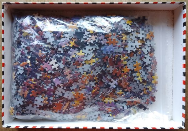 Image of the puzzle 2000, Educa, San Angelo Bridge, Rome, Complete, Picture of the bag