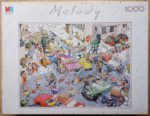 Image of the puzzle 1000, MB, I Love New York, by Michel Kichka, Complete, Picture of the box