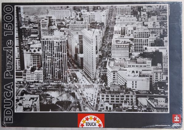 Image of the puzzle 1500, Educa, Intersection, Joseph Eta, Factory Sealed, Picture of the box