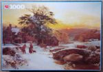 Image of the puzzle 1000, Jumbo, Winter Landscape, George Vicat Cole, Complete, Picture of the box