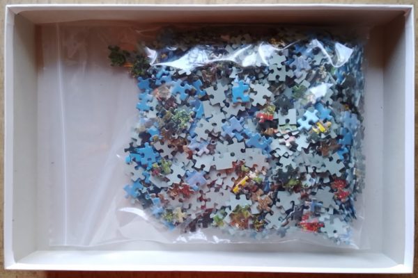 Image of the puzzle 1000, F.X. Schmid, Etna, Sicily, Complete, Picture of the bag