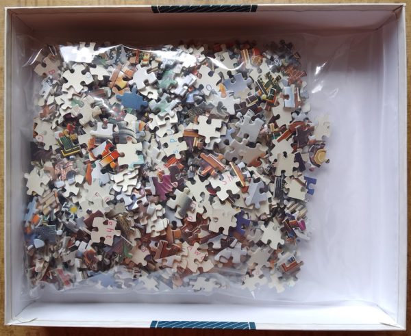 Image of the puzzle 1000, Waddingtons, The Night Before Christmas, by Simon Williams, Complete, Picture of the bag