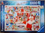 Image of the puzzle 1000, Ravensburger, Christmas is Coming!, by Roy Trower, Complete, Picture of the box