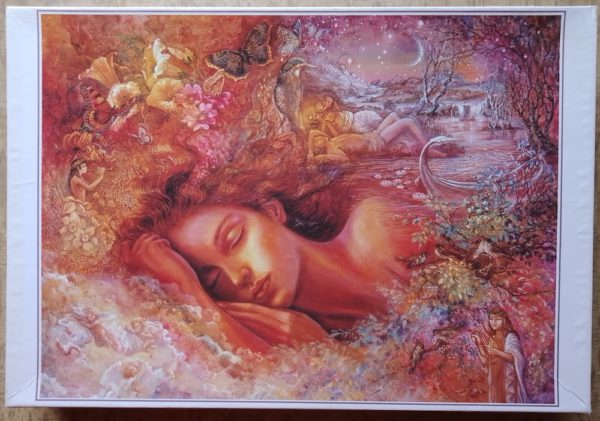 Image of the puzzle 1250, Express Gifts, Psyche's Dream, by Josephine Well, Complete, Picture of the box