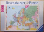 Image of the puzzle 1000, Ravensburger, European Map, Complete, Picture of the box