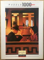 Image of the puzzle 1000, Nathan, Man in the Mirror, by Jack Vettriano, Complete, Picture of the box