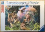 Image of the puzzle 3000, Ravensburger, Lady of the Forest, by Steve Read, Factory Sealed, Picture of the box