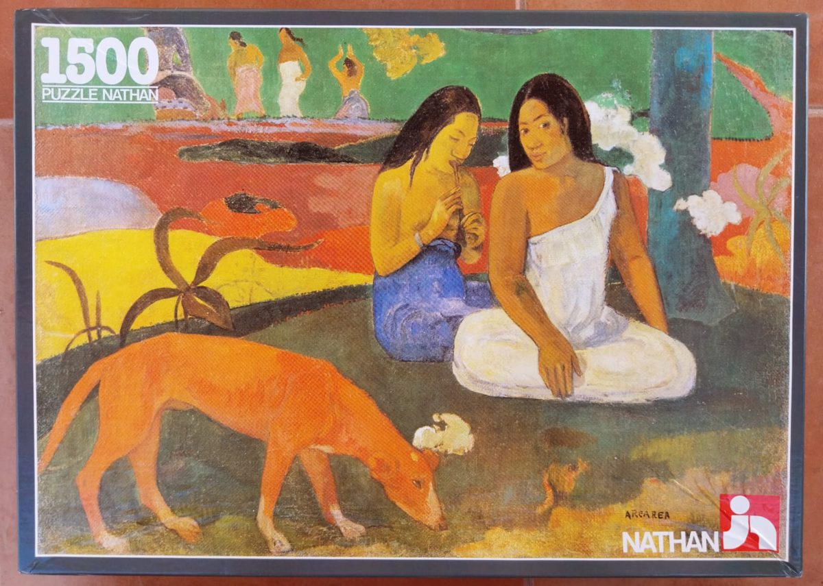 1500, Nathan, Arearea, Paul Gauguin, Sealed Bag, Listed by Vanesa Image of the puzzle 1500, Nathan, Arearea, Paul Gauguin, Sealed Bag, Picture of the box