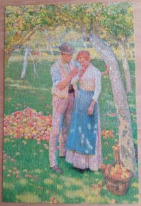 Image of the puzzle 1000, Jumbo, The Orchard, Nelly Erichsen, Complete, Picture of the puzzle
