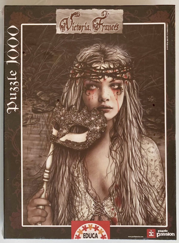 Image of the puzzle 1000, Educa, La Dolorosa, by Victoria Francés, Factory Sealed, Picture of the box