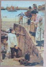 Image of the puzzle 1000, Jumbo, Between the Tides, Walter Langley, Complete, Picture of the puzzle