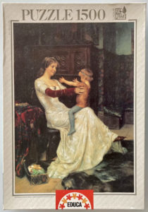 Image of the puzzle 1500, Educa, Queen Bianca, by Albert Edelfelt, Sealed Bag, Picture of the box