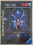 Image of the puzzle 1000, Ravensburger, Immortal Flight, by Anne Stokes, Factory Sealed, Picture of the box