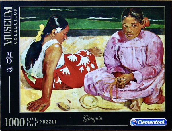 Image of the puzzle 1000, Clementoni, Tahitian Women on the Beach, By Paul Gauguin, Complete, Picture of the box