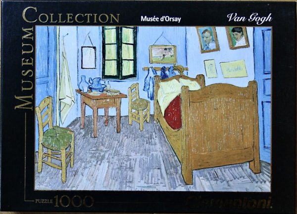 Image of the puzzle 1000, Clementoni, Van Gogh's Room at Arles, Vincent van Gogh, Sealed Bag, Picture of the box