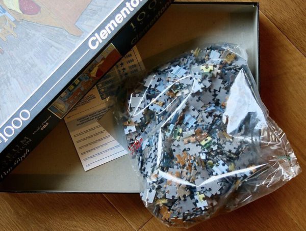 Image of the puzzle 1000, Clementoni, Van Gogh's Room at Arles, Vincent van Gogh, Sealed Bag, Picture of the bag