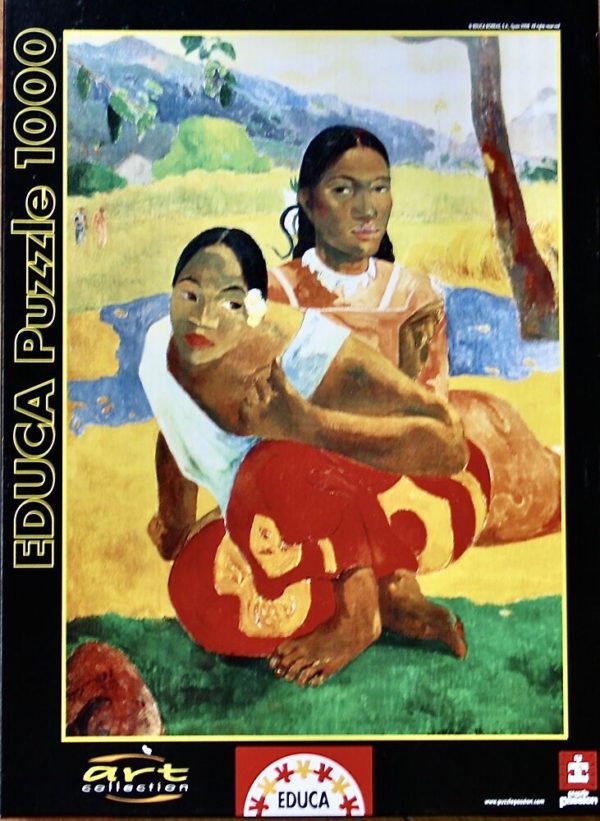 Image of the puzzle 1000, Educa, Nafea Faa Ipoipo, Paul Gauguin, Sealed Bag, Picture of the box