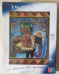 Image of the puzzle 1500, MB, Sur la Route des Indes III, by Valerie Maugeri, Factory Sealed, Picture of the box