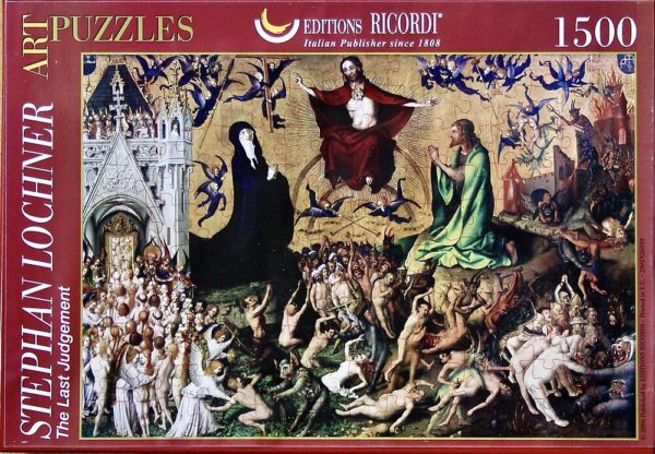 Image of the puzzle 1500, Ricordi, Last Judgement, Stefan Lochner, Sealed Bag, Picture of the box