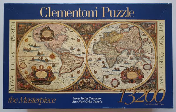 Image of the puzzle 13200, Clementoni, Nova Totius Terrarum Sive Novi Orbis Tabula. Picture of the box