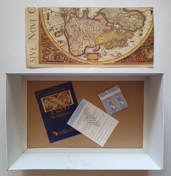 Image of the puzzle 13200, Clementoni, Nova Totius Terrarum Sive Novi Orbis Tabula. Picture of the poster