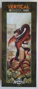 Image of the puzzle 1000, Heye, Vindicta Pendragon, Alchemy Gothic. Picture of the box