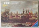 Image of the puzzle 3000, Ravensburger, Frigates in Battle, by Pieter Cornelis van Soest, Factory Sealed, Picture of the box