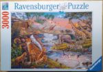 Image of the puzzle 3000, Ravensburger, Animal Kingdom, by Cory Carlson, Factory Sealed, Picture of the box