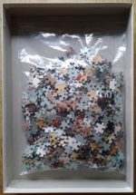 Image of the puzzle 1000, Jumbo, Bright & Early, by Jim Kershaw, Complete, Picture of the bag