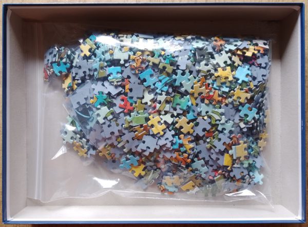 Image of the puzzle 1000, Heye, Beachies, by Jean-Jacques Loup, Incomplete, Picture of the bag