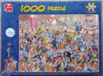 Image of the puzzle 1000, Jumbo, Ballroom Dancing, by Jan van Haasteren, Complete, Picture of the box