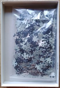 Image of the puzzle 500, Ravensburger, Biker Baby, by Kevin Peschke, Complete, Picture of the bag